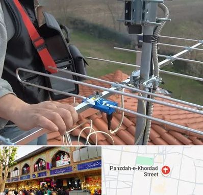 نصاب آنتن تلویزیون در 15 خرداد