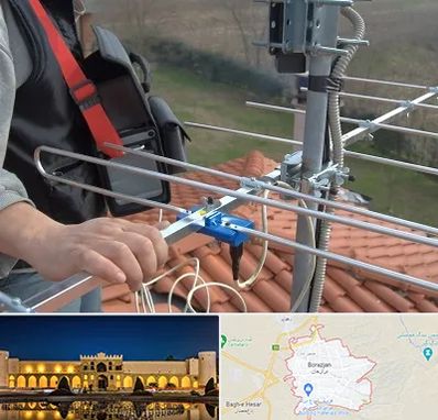 نصاب آنتن تلویزیون در برازجان