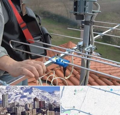 نصاب آنتن تلویزیون در ازگل