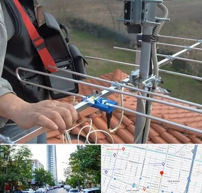 نصاب آنتن تلویزیون در امامت مشهد