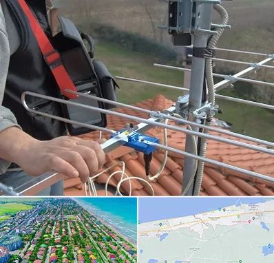 نصاب آنتن تلویزیون در فریدونکنار