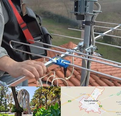 نصاب آنتن تلویزیون در نیشابور