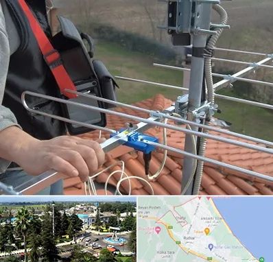 نصاب آنتن تلویزیون در رودسر