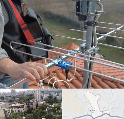 نصاب آنتن تلویزیون در اوین