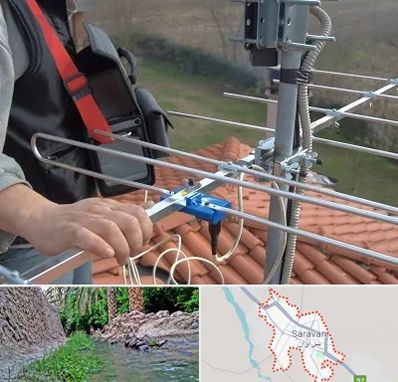 نصاب آنتن تلویزیون در سراوان