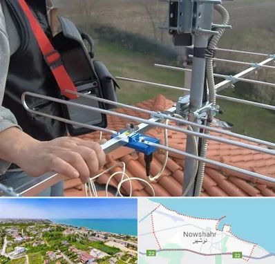 نصاب آنتن تلویزیون در نوشهر