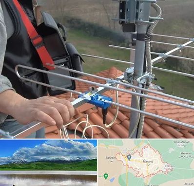 نصاب آنتن تلویزیون در مرند