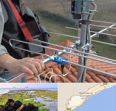 نصاب آنتن تلویزیون در بندرلنگه