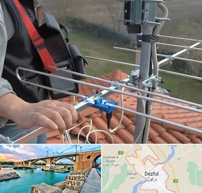 نصاب آنتن تلویزیون در دزفول