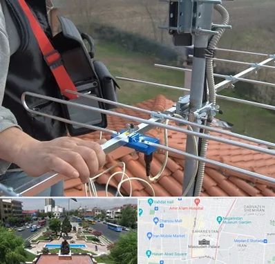 نصاب آنتن تلویزیون در بهارستان