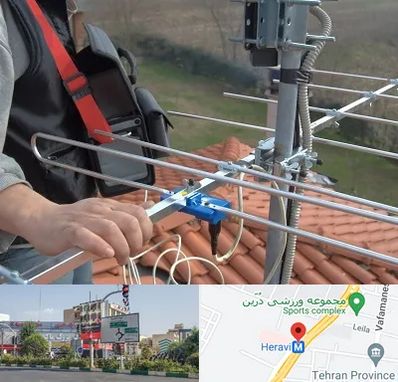 نصاب آنتن تلویزیون در هروی