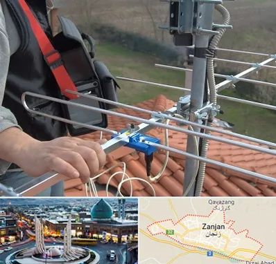 نصاب آنتن تلویزیون در زنجان