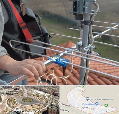 نصاب آنتن تلویزیون در پرند