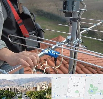 نصاب آنتن تلویزیون در خانی آباد