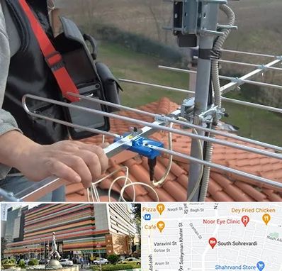 نصاب آنتن تلویزیون در سهروردی