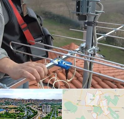 نصاب آنتن تلویزیون در شهریار