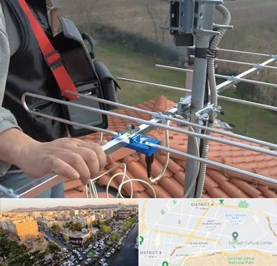 نصاب آنتن تلویزیون در تهرانپارس