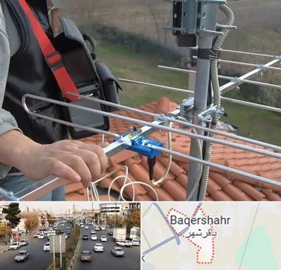 نصاب آنتن تلویزیون در باقرشهر