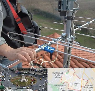 نصاب آنتن تلویزیون در فردیس کرج