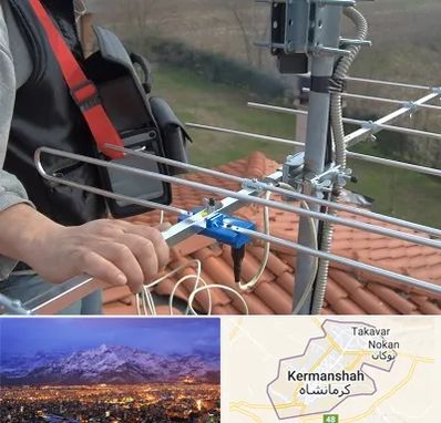 نصاب آنتن تلویزیون در کرمانشاه