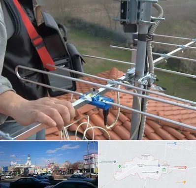 نصاب آنتن تلویزیون در ماهدشت کرج