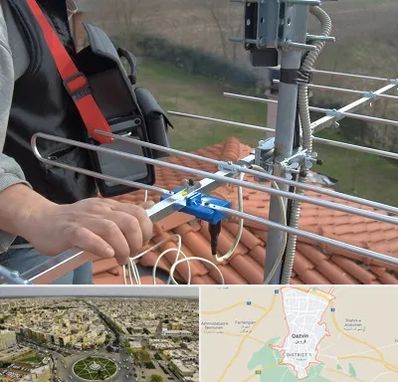 نصاب آنتن تلویزیون در قزوین