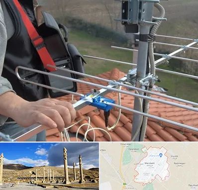 نصاب آنتن تلویزیون در مرودشت