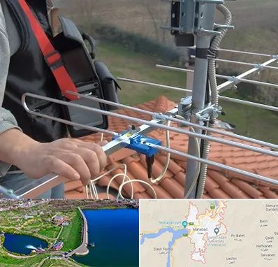 نصاب آنتن تلویزیون در مهاباد