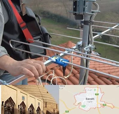 نصاب آنتن تلویزیون در ساوه