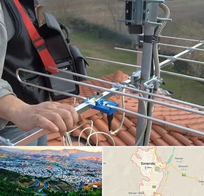 نصاب آنتن تلویزیون در سنندج