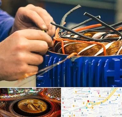 تعمیر موتور برق در میدان ولیعصر