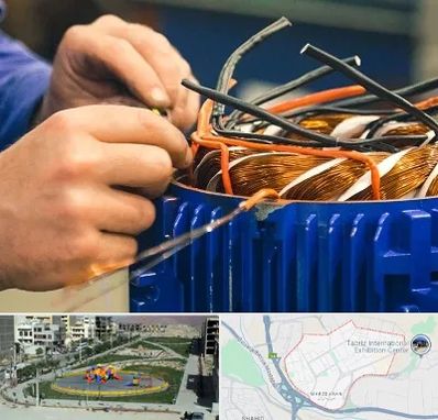 تعمیر موتور برق در مرزداران تبریز