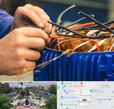 تعمیر موتور برق در بهارستان