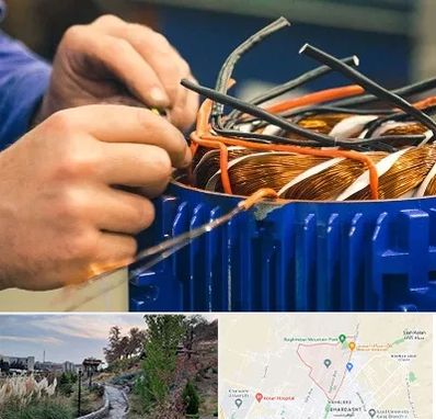 تعمیر موتور برق در باغستان کرج