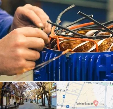 تعمیر موتور برق در تربیت تبریز