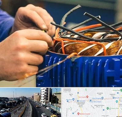 تعمیر موتور برق در پیروزی