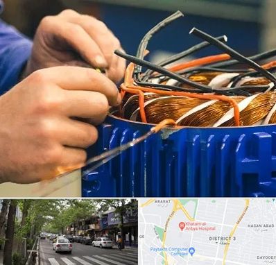 تعمیر موتور برق در ظفر