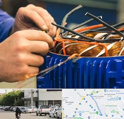 تعمیر موتور برق در قدوسی شرقی شیراز