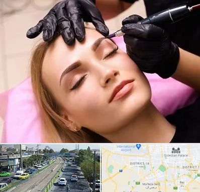 آرایش دائم در جنوب تهران