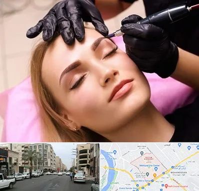 آرایش دائم در زیتون کارمندی اهواز