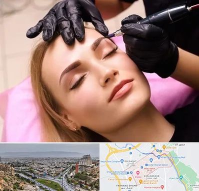 آرایش دائم در معالی آباد شیراز