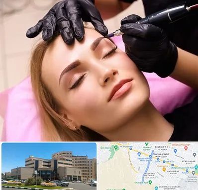 آرایش دائم در صیاد شیرازی مشهد