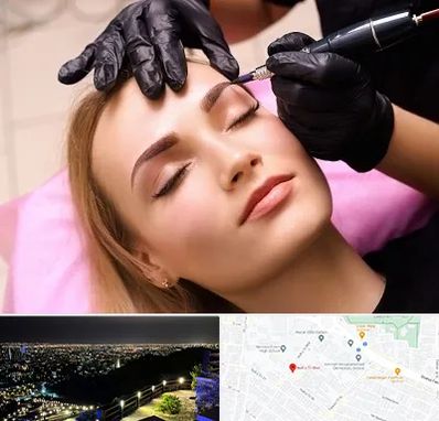 آرایش دائم در هفت تیر مشهد