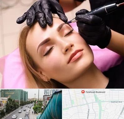 آرایش دائم در بلوار فرحزادی