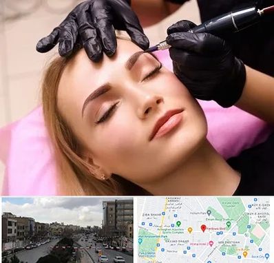 آرایش دائم در بلوار فردوسی مشهد