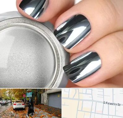 کروم ناخن در خیابان فلسطین