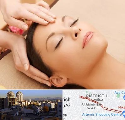 ماساژ بانوان در فرمانیه