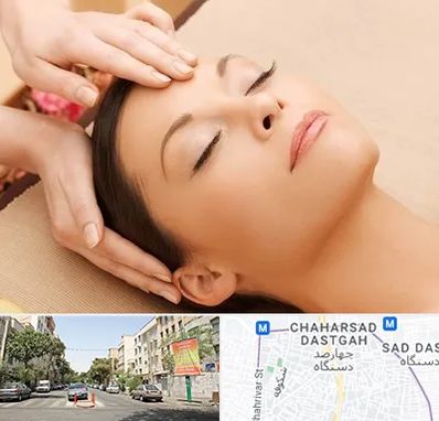 ماساژ بانوان در چهارصد دستگاه