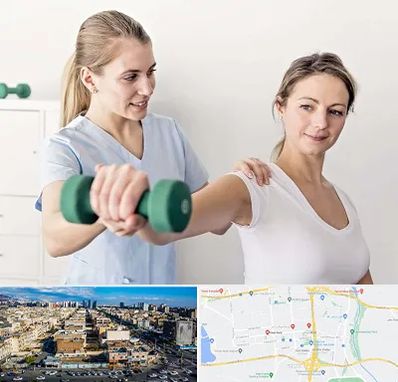 فیزیوتراپی کتف در شهرک راه آهن