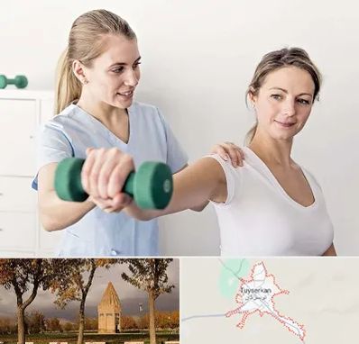 فیزیوتراپی کتف در تویسرکان